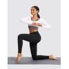 imagebaleaf Womens Fleece Lined Leggings Thermal Warm Winter Tights High Waisted Yoga Pants Cold Weather with PocketsBlack