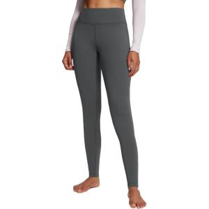 imagebaleaf Womens Fleece Lined Leggings Thermal Warm Winter Tights High Waisted Yoga Pants Cold Weather with PocketsGray
