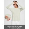imageBALEAF Womens Sun Shirts UPF 50 Long Sleeve Hiking Tops Lightweight Quick Dry UV Protection Outdoor Clothing01oatmeal
