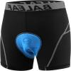 imagebaleaf Mens 3D Padded Bike Shorts Cycling Underwear MTB LinerBlackGrey