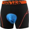 imagebaleaf Mens 3D Padded Bike Shorts Cycling Underwear MTB LinerBlackOrange