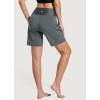 imagebaleaf Womens 3 5quot 7quot Quick Dry High Waisted Swim Board Shorts UPF 50 Swimsuit Bottom Trunks with LinerDark Grey