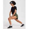 imagebaleaf Womens 3quot Workout Shorts High Waisted Athletic Running Shorts with Liner Sports Lightweight Quick DryAgreen