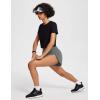 imagebaleaf Womens 3quot Workout Shorts High Waisted Athletic Running Shorts with Liner Sports Lightweight Quick DryAgrey