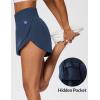 imagebaleaf Womens 3quot Workout Shorts High Waisted Athletic Running Shorts with Liner Sports Lightweight Quick DryAnavy