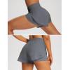 imagebaleaf Womens 3quot Workout Shorts High Waisted Athletic Running Shorts with Liner Sports Lightweight Quick DryBdark Grey