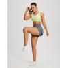 imagebaleaf Womens 3quot Workout Shorts High Waisted Athletic Running Shorts with Liner Sports Lightweight Quick DryBdark Grey
