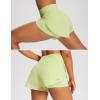 imagebaleaf Womens 3quot Workout Shorts High Waisted Athletic Running Shorts with Liner Sports Lightweight Quick DryBgreen