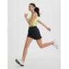 imagebaleaf Womens 3quot Workout Shorts High Waisted Athletic Running Shorts with Liner Sports Lightweight Quick DryBlack