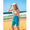 imagebaleaf Womens 3quot5quot7quot9quot High Waisted Swim Board Shorts Quick Dry Swimsuits Bottoms Trunks with PocketsAqua Blue