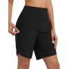 imagebaleaf Womens 3quot5quot7quot9quot High Waisted Swim Board Shorts Quick Dry Swimsuits Bottoms Trunks with PocketsBlack