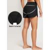 imagebaleaf Womens 3quot5quot7quot9quot High Waisted Swim Board Shorts Quick Dry Swimsuits Bottoms Trunks with PocketsBlack