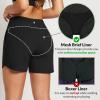 imagebaleaf Womens 3quot5quot7quot9quot High Waisted Swim Board Shorts Quick Dry Swimsuits Bottoms Trunks with PocketsBlack