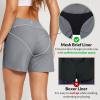 imagebaleaf Womens 3quot5quot7quot9quot High Waisted Swim Board Shorts Quick Dry Swimsuits Bottoms Trunks with PocketsDark Grey