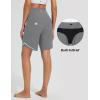 imagebaleaf Womens 3quot5quot7quot9quot High Waisted Swim Board Shorts Quick Dry Swimsuits Bottoms Trunks with PocketsDark Grey