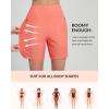 imagebaleaf Womens 3quot5quot7quot9quot High Waisted Swim Board Shorts Quick Dry Swimsuits Bottoms Trunks with PocketsPink