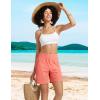 imagebaleaf Womens 3quot5quot7quot9quot High Waisted Swim Board Shorts Quick Dry Swimsuits Bottoms Trunks with PocketsPink