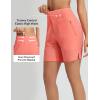 imagebaleaf Womens 3quot5quot7quot9quot High Waisted Swim Board Shorts Quick Dry Swimsuits Bottoms Trunks with PocketsPink