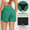 imagebaleaf Womens 3quot5quot7quot9quot High Waisted Swim Board Shorts Quick Dry Swimsuits Bottoms Trunks with PocketsTurquoise