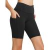 imagebaleaf Womens 8quot 5quot 3quot Biker Shorts High Waist Yoga Workout Gym Running Volleyball Spandex Shorts with PocketsBlackclassic