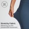 imagebaleaf Womens 8quot 5quot 3quot Biker Shorts High Waist Yoga Workout Gym Running Volleyball Spandex Shorts with PocketsBluesofter