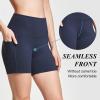 imagebaleaf Womens 8quot 5quot 3quot Biker Shorts High Waist Yoga Workout Gym Running Volleyball Spandex Shorts with PocketsBluesofter