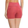 imagebaleaf Womens 8quot 5quot 3quot Biker Shorts High Waist Yoga Workout Gym Running Volleyball Spandex Shorts with PocketsCoralclassic