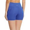 imagebaleaf Womens 8quot 5quot 3quot Biker Shorts High Waist Yoga Workout Gym Running Volleyball Spandex Shorts with PocketsEarth Blueclassic