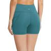 imagebaleaf Womens 8quot 5quot 3quot Biker Shorts High Waist Yoga Workout Gym Running Volleyball Spandex Shorts with PocketsGreenclassic