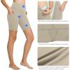 imagebaleaf Womens 8quot 5quot 3quot Biker Shorts High Waist Yoga Workout Gym Running Volleyball Spandex Shorts with PocketsKhakiclassic