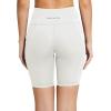 imagebaleaf Womens 8quot 5quot 3quot Biker Shorts High Waist Yoga Workout Gym Running Volleyball Spandex Shorts with PocketsWhiteclassic