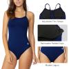 imagebaleaf Womens Athletic Training Adjustable Strap One Piece SwimsuitNavy