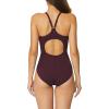 imagebaleaf Womens Athletic Training Adjustable Strap One Piece SwimsuitWine Red