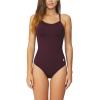 imagebaleaf Womens Athletic Training Adjustable Strap One Piece SwimsuitWine Red