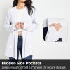 imagebaleaf Womens Lightweight Cardigan with Pockets Long Sleeve Shirts Open Front Casual Loose Jackets Soft DrapeWhite
