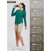 imagebaleaf Womens UPF 50 Sun Shirts UV Protection Long Sleeve Rash Guard Lightweight Quick Dry SPF Outdoor Hiking ClothingTeal
