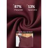 imagebaleaf Womens V Crossover Flare Leggings with Pockets Yoga Pants High Waist Casual Workout Gym Bell Bottom LeggingsWine