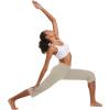imagebaleaf Womens Yoga Capri Pants High Waist Capri Leggings with Pockets Wide Leg Crop Exercise Workout Summer PantsBrown