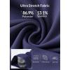 imagebaleaf Womens Yoga Capri Pants High Waist Capri Leggings with Pockets Wide Leg Crop Exercise Workout Summer PantsV Waistnavy Blue