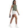imagebaleaf Workout Tops for Women Crop Tank Top Quick Dry Athletic Gym Exercise Sleeveless Shirts Muscle Yoga Loose FitArmy Green