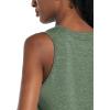 imagebaleaf Workout Tops for Women Crop Tank Top Quick Dry Athletic Gym Exercise Sleeveless Shirts Muscle Yoga Loose FitArmy Green