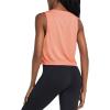 imagebaleaf Workout Tops for Women Crop Tank Top Quick Dry Athletic Gym Exercise Sleeveless Shirts Muscle Yoga Loose FitHeather Coral