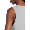imagebaleaf Workout Tops for Women Crop Tank Top Quick Dry Athletic Gym Exercise Sleeveless Shirts Muscle Yoga Loose FitHeather Gray2 Pack