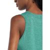imagebaleaf Workout Tops for Women Crop Tank Top Quick Dry Athletic Gym Exercise Sleeveless Shirts Muscle Yoga Loose FitHeather Green