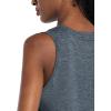 imagebaleaf Workout Tops for Women Crop Tank Top Quick Dry Athletic Gym Exercise Sleeveless Shirts Muscle Yoga Loose FitHeather Navy