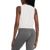 imagebaleaf Workout Tops for Women Crop Tank Top Quick Dry Athletic Gym Exercise Sleeveless Shirts Muscle Yoga Loose FitWhite2 Pack