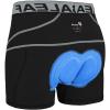 imagebaleaf Mens 3D Padded Bike Shorts Cycling Underwear MTB LinerBlackGrey