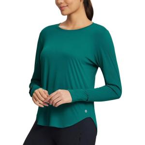 imagebaleaf Womens UPF 50 Sun Shirts UV Protection Long Sleeve Rash Guard Lightweight Quick Dry SPF Outdoor Hiking ClothingTeal