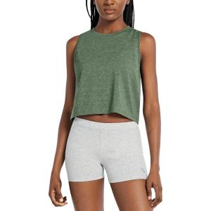 imagebaleaf Workout Tops for Women Crop Tank Top Quick Dry Athletic Gym Exercise Sleeveless Shirts Muscle Yoga Loose FitArmy Green