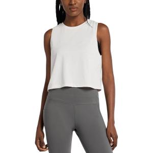 imagebaleaf Workout Tops for Women Crop Tank Top Quick Dry Athletic Gym Exercise Sleeveless Shirts Muscle Yoga Loose FitWhite